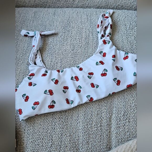 Cherry Print Bikini Top - Picture 4 of 4